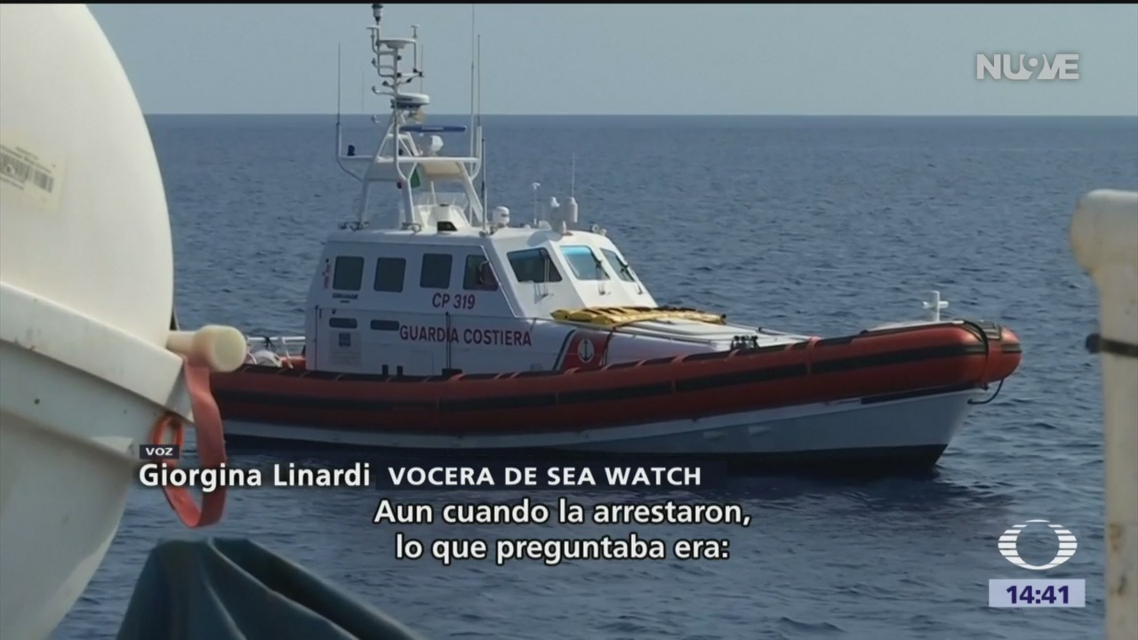 Foto: Capitana del barco Sea-Watch desafía a Italia tras rescatar a migrantes