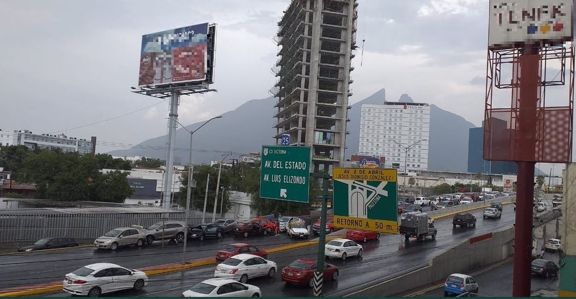 Foto: carambola en Monterrey, 4 de julio 2019. Twitter @spvmty
