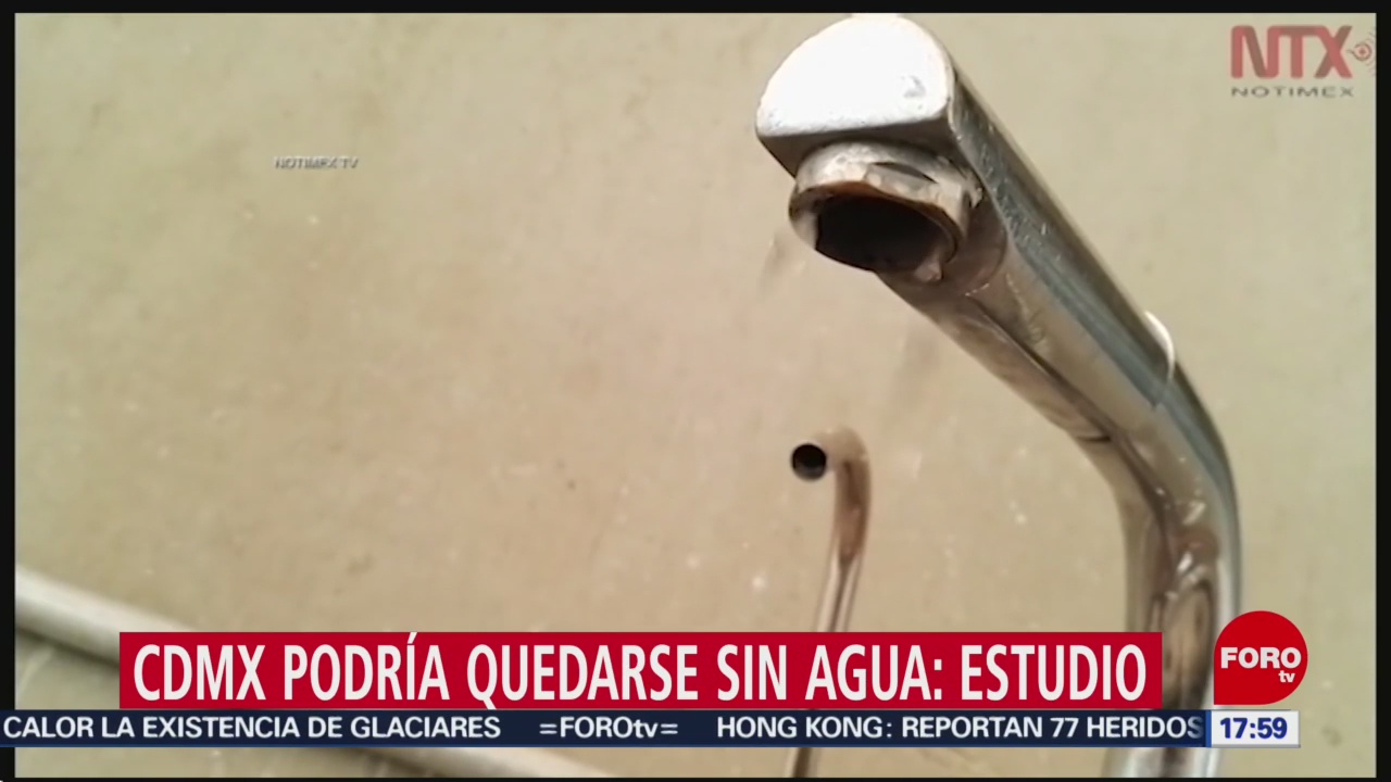 Foto: CDMX posibilidades quedarse sin agua