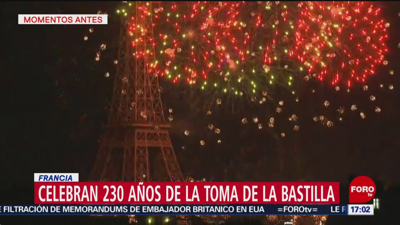 FOTO: Celebran 230 años de la toma de La Bastilla,14 Julio 2019