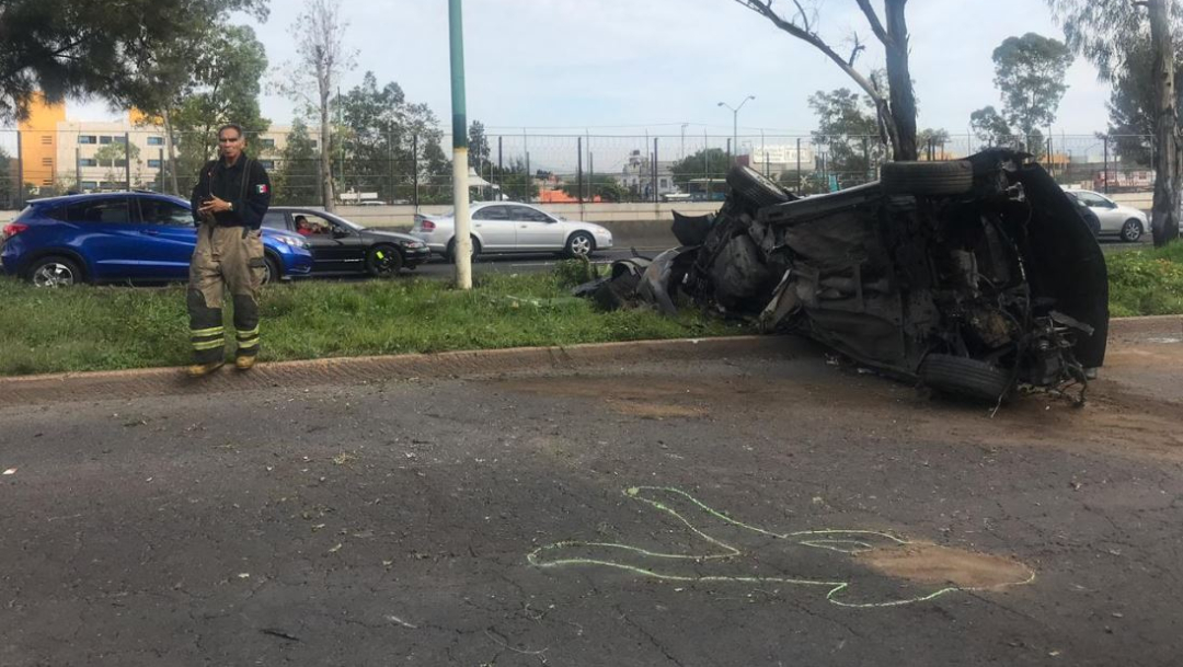 oto: Este domingo se registró un aparatoso accidente en Avenida Central, 21 julio 2019