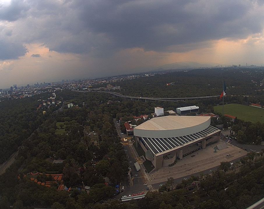 Panoramica de la Ciudad de México, el 24 de julio 2019
