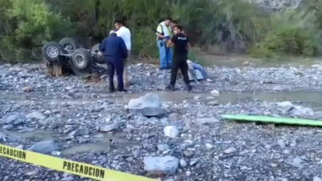 Foto: Corriente de agua arrastra a seis personas en Coahuila, 3 de julio de 2019, México