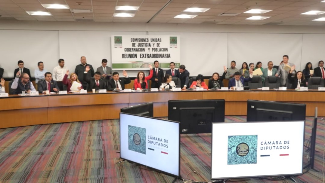 Foto: Comisiones unidas de Justicia y de Gobernación y Población de la Cámara de Diputados, 25 de julio de 2019, México