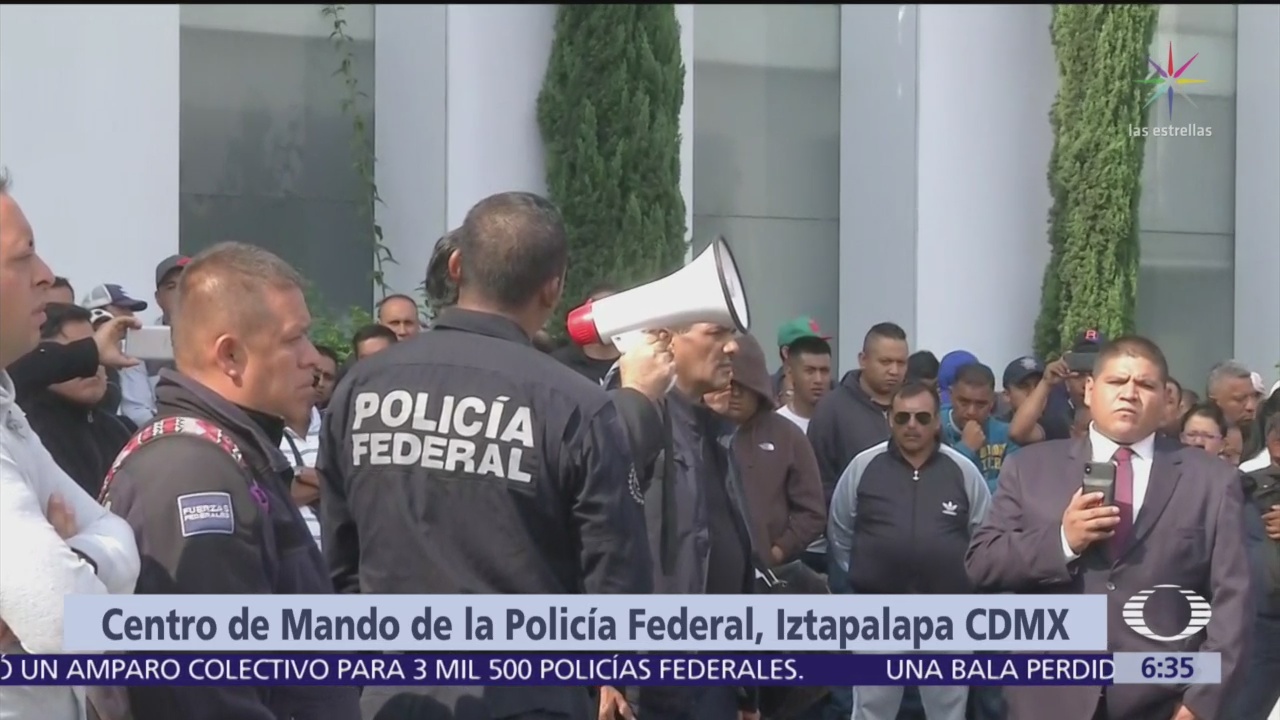 Continúa paro de policías federales en CDMX