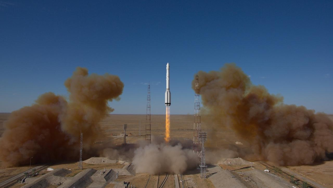 Foto: El lanzamiento fue realizado en el cosmódromo de Baikonur, el 13 de julio de 2019 (Twitter @roscosmos)
