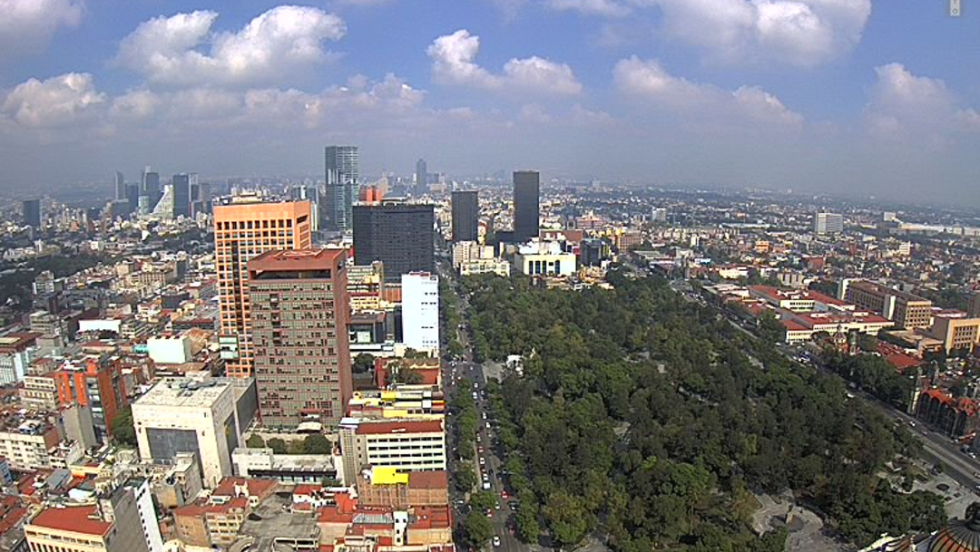 Foto: No se han reportado daños por los microsismos en la Ciudad de México, 18 de julio de 2019 (Twitter @webcamsdemexico)