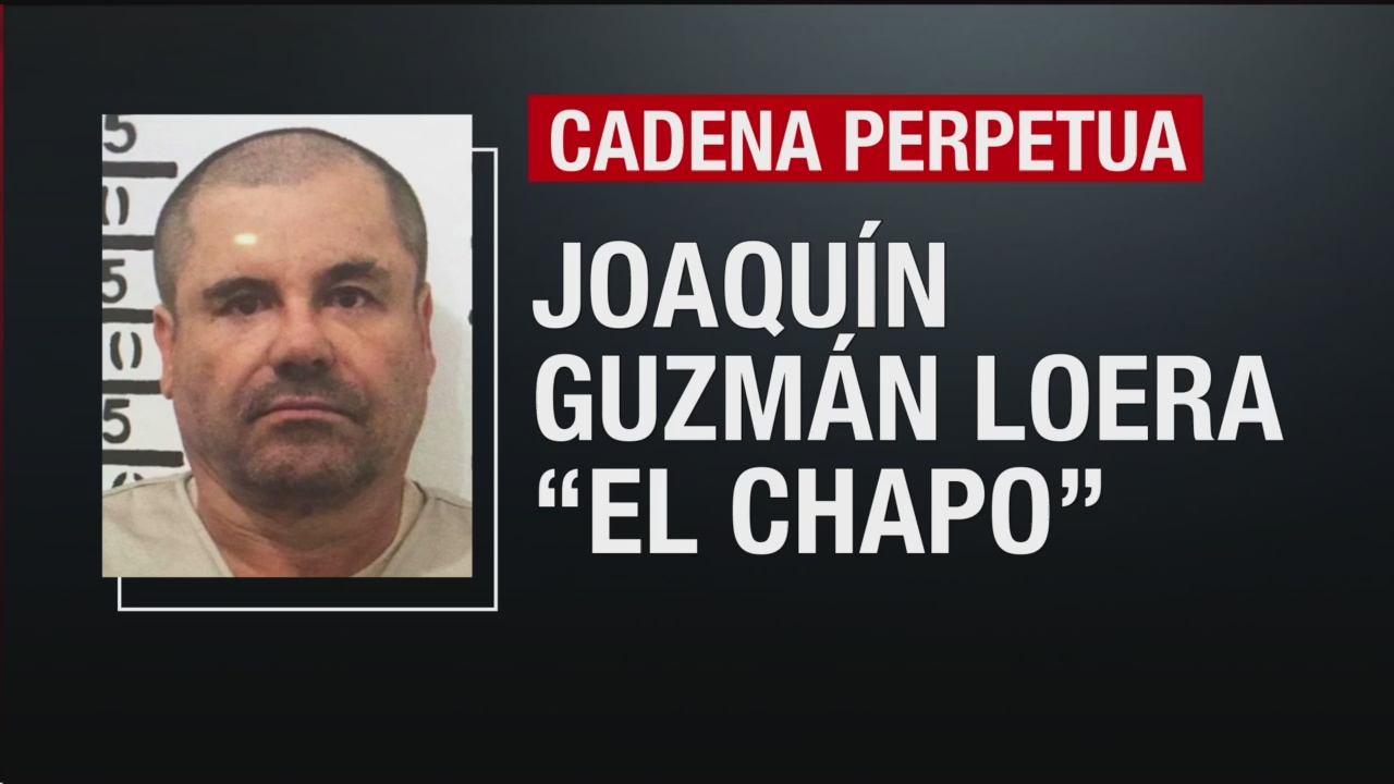 Dan cadena perpetua a ‘El Chapo’ Guzmán