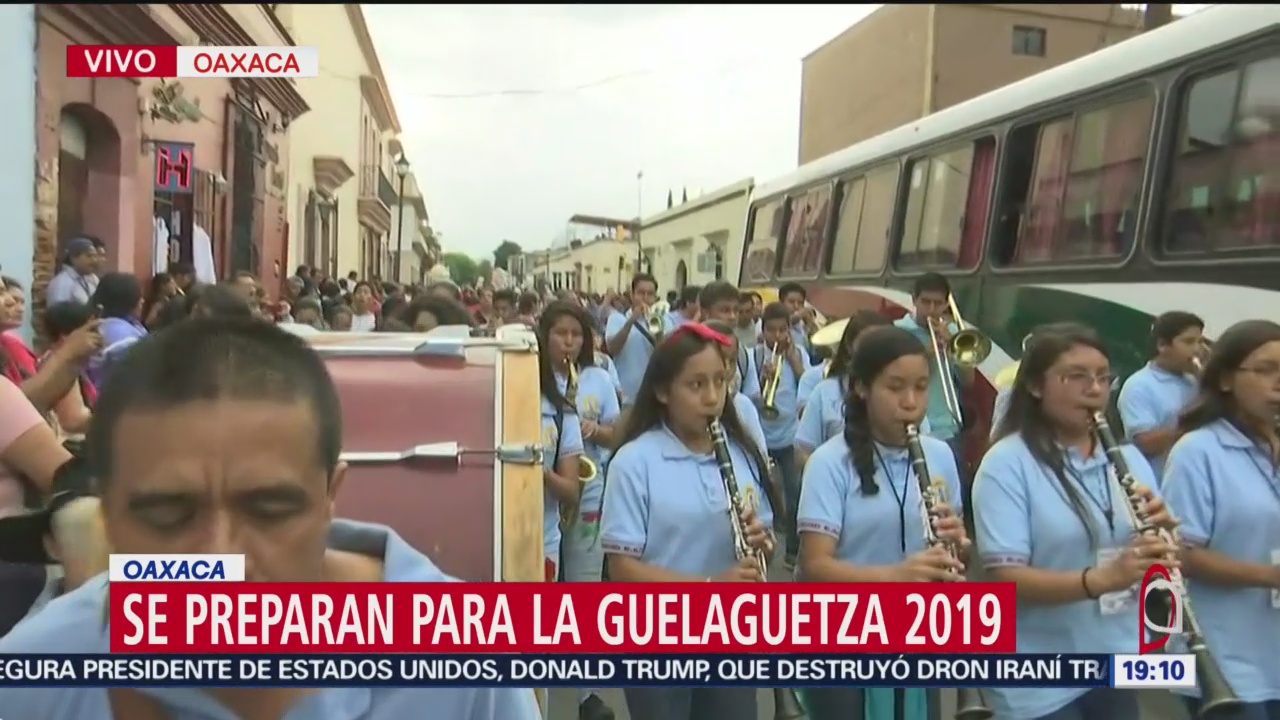 FOTO: Delegaciones desfilan previo a la Guelaguetza 2019, 20 Julio 2019