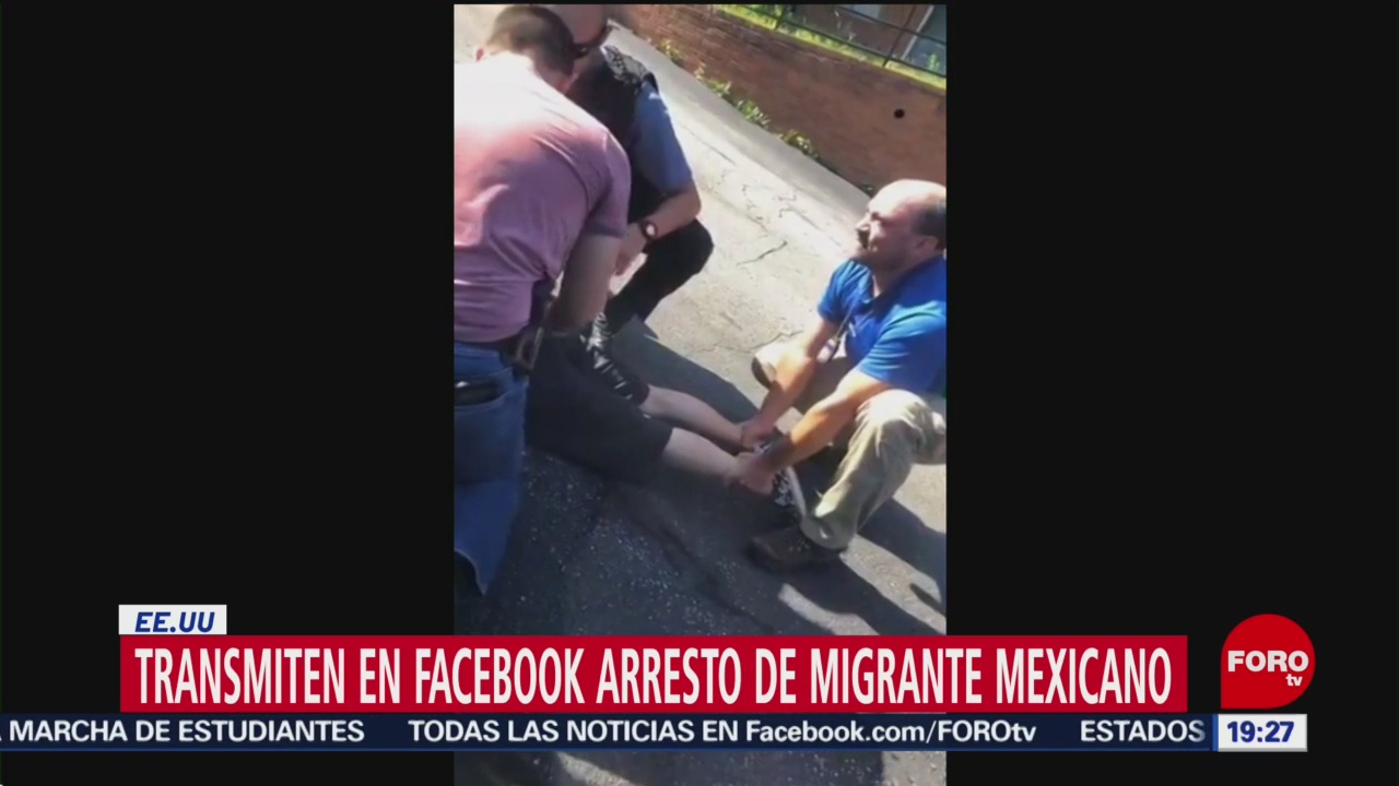 Foto: Deportan Migrante Mexicano Sacado Auto Agentes Ice 25 Julio 2019