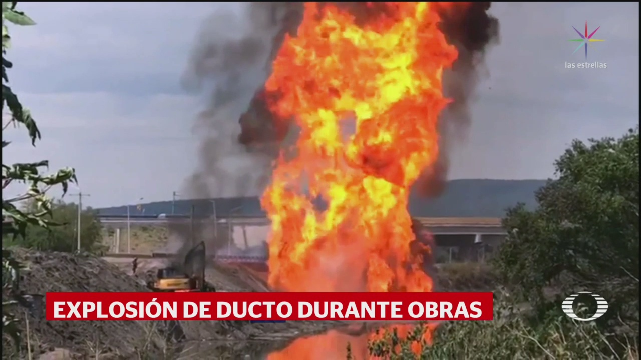 Foto: Explosión Ducto Celaya Guanajuato 1 Julio 2019