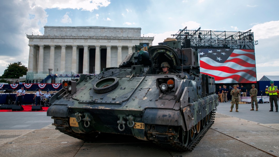 Foto: Estados Unidos celebrará Día de la Independencia con tanques y desfile militar, 3 de julio de 2019, Washington 