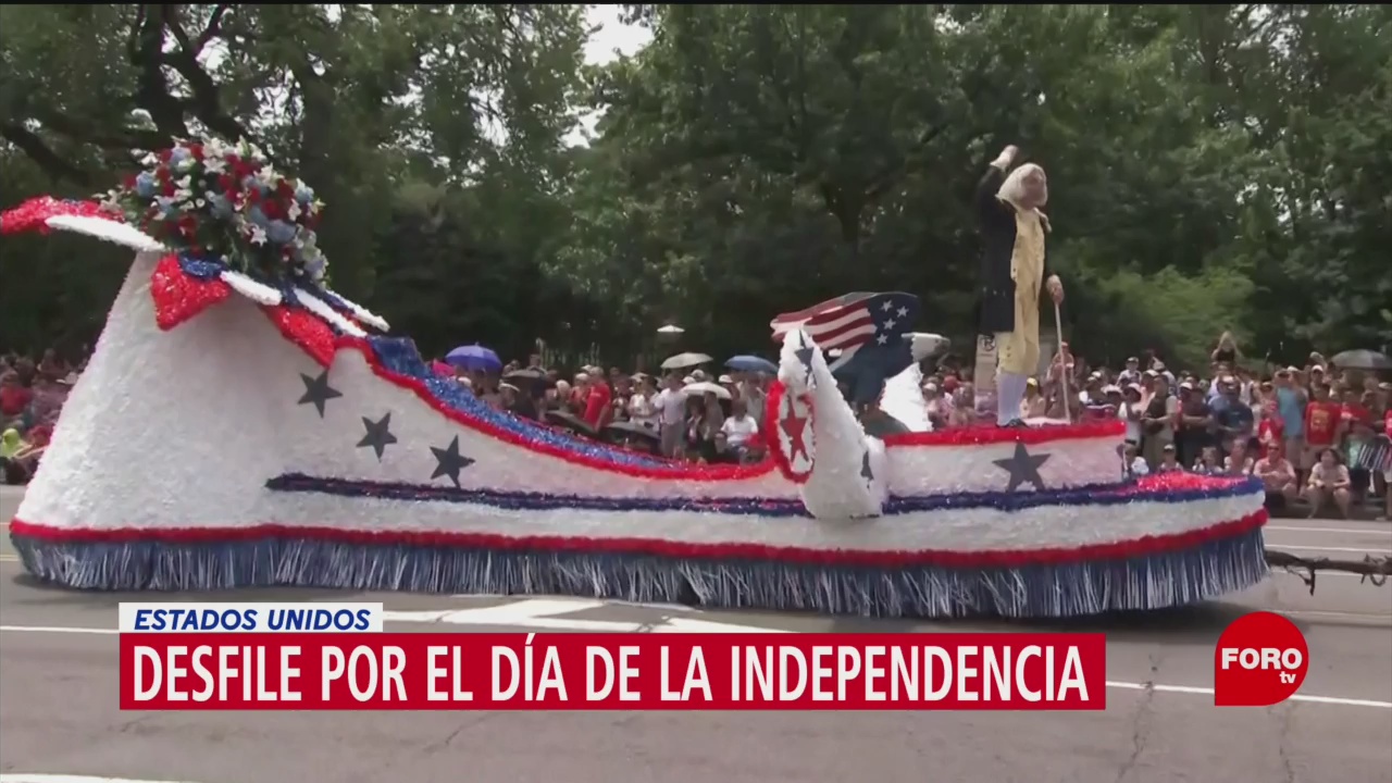 Foto: Desfile por el Día de la Independencia en Estados Unidos