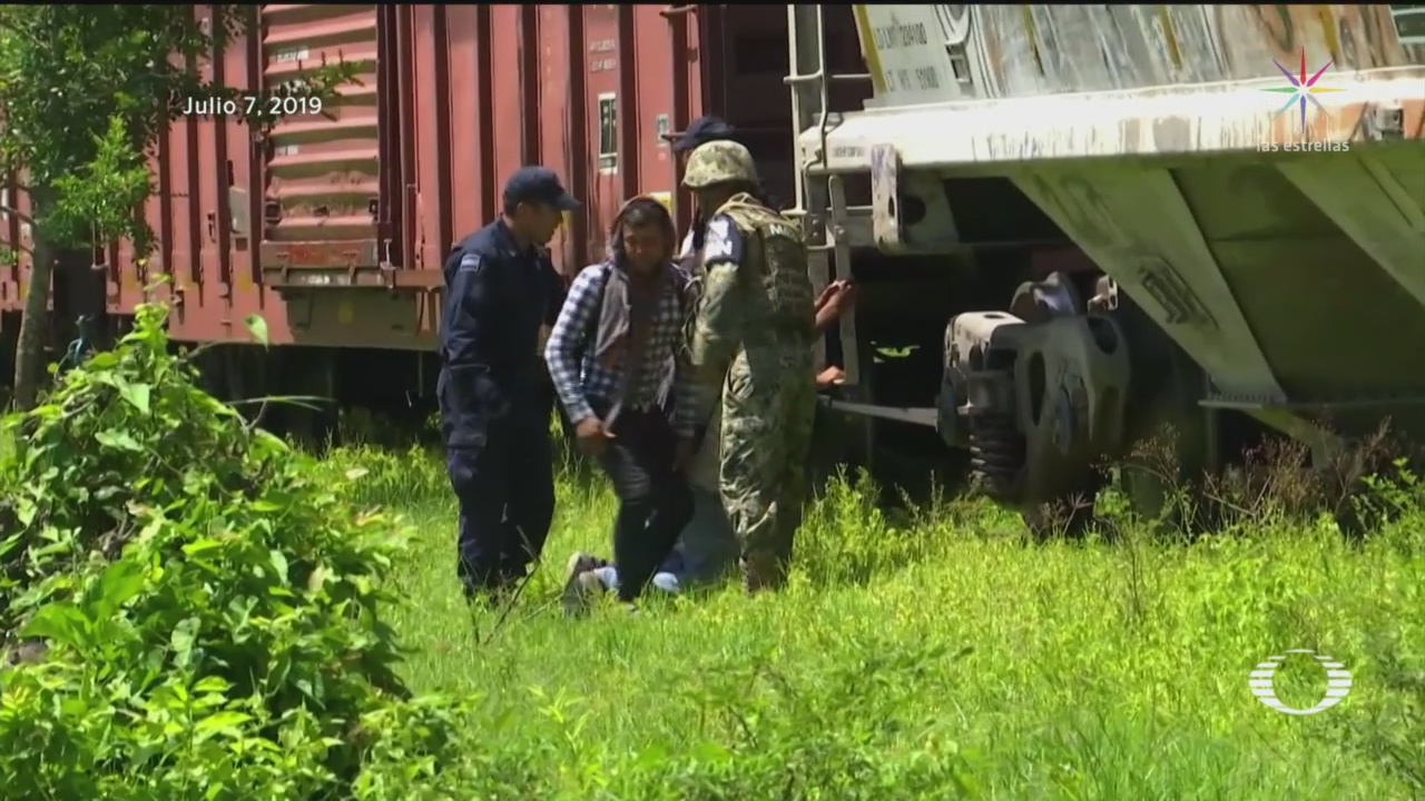 Foto: Despliegan Guardia Nacional Vías Tren Chiapas 8 Julio 2019