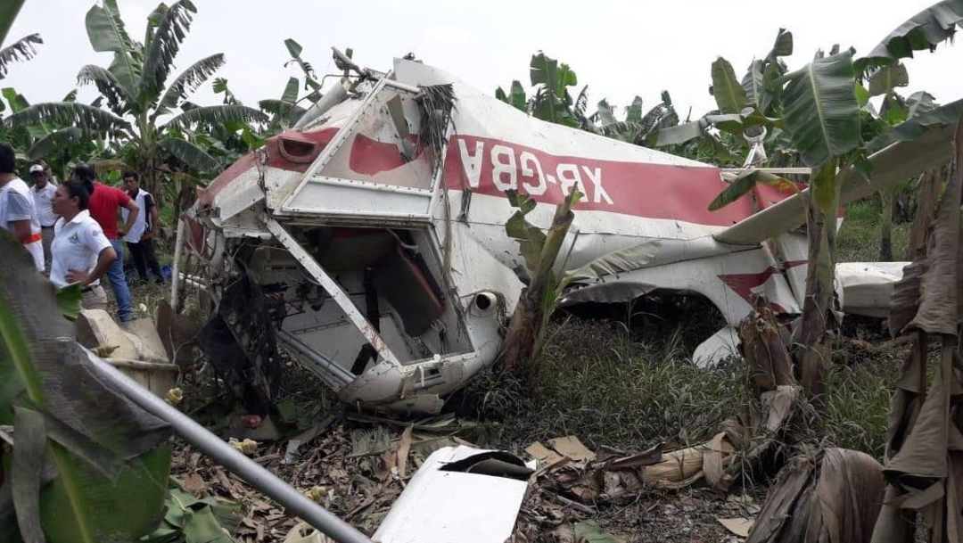 Foto: El piloto, de aproximadamente 68 años, murió en el lugar, el 10 de julio de 2019 (Noticieros Televisa)