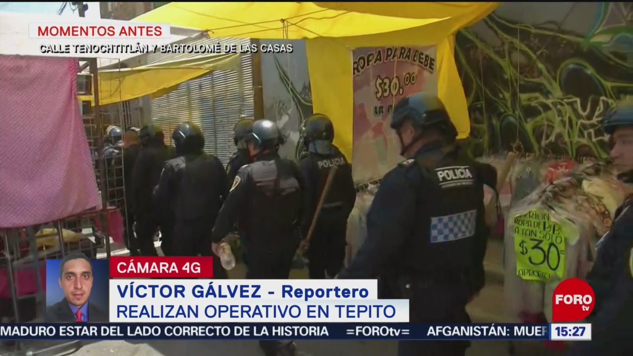 Foto: Detienen a cinco personas tras operativo en Tepito, CDMX