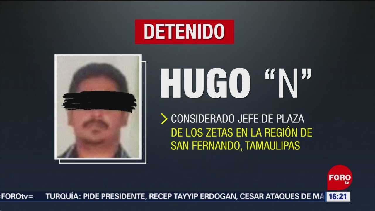 FOTO: Detienen a “El Ganso" considerado jefe de plaza de Los Zetas en Tamaulipas, 7 Julio 2019