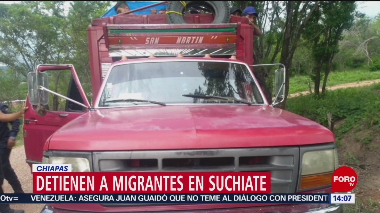 FOTO: Detienen a migrantes en Suchiate, Chiapas, 6 Julio 2019