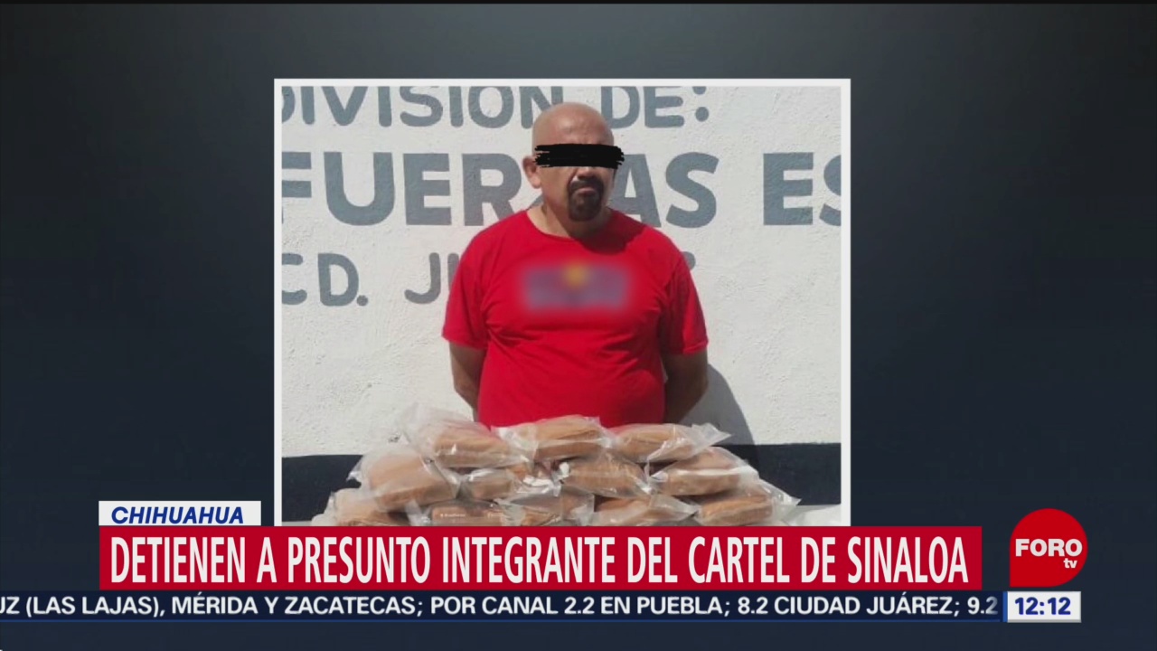 FOTO: Detienen a presunto integrante del Cártel de Sinaloa en C, 20 Julio 2019