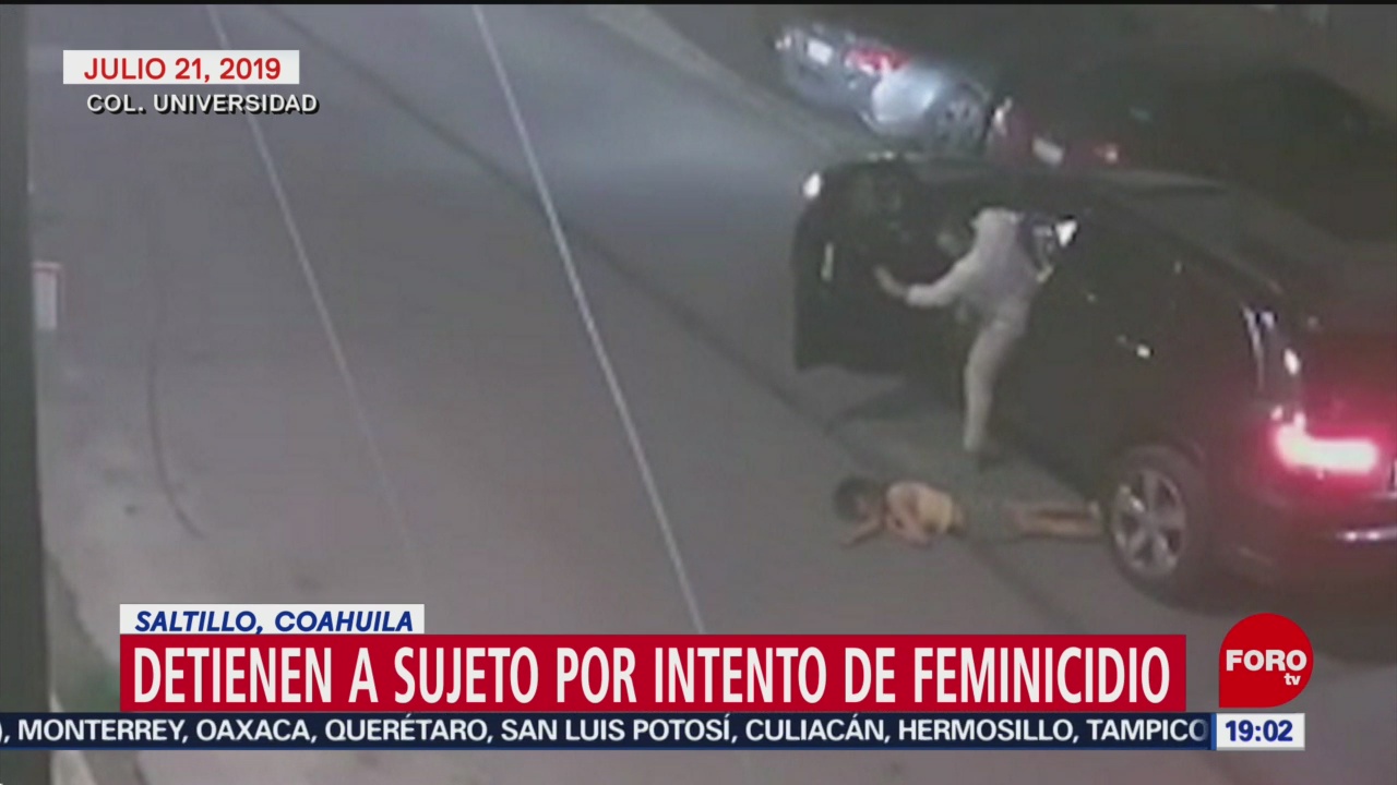 FOTO: Detienen a sujeto por intento de feminicidio en Coahuila, 27 Julio 2019