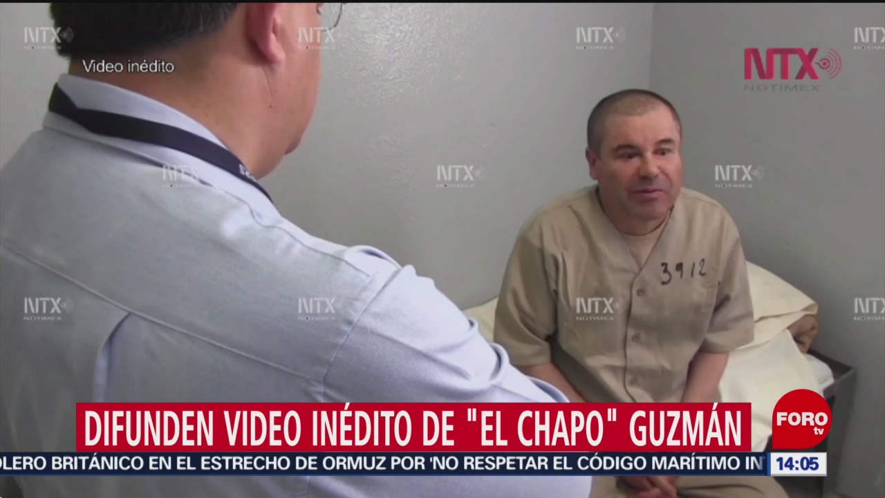 Difunden video de ‘El Chapo’ antes de que fuera extraditado a Estados Unidos