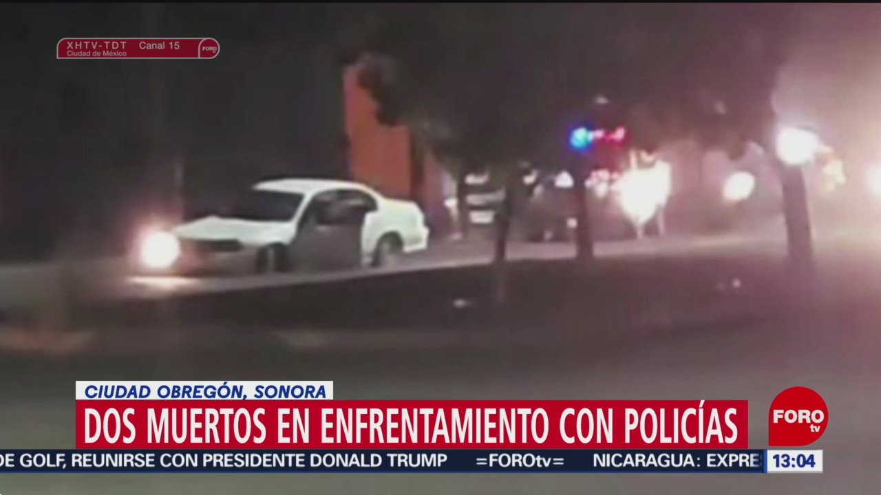 FOTO: Dos muertos en enfrentamiento con policías en Sonora, 7 Julio 2019