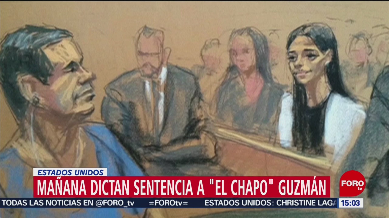 ‘El Chapo’ Guzmán será sentenciado este miércoles