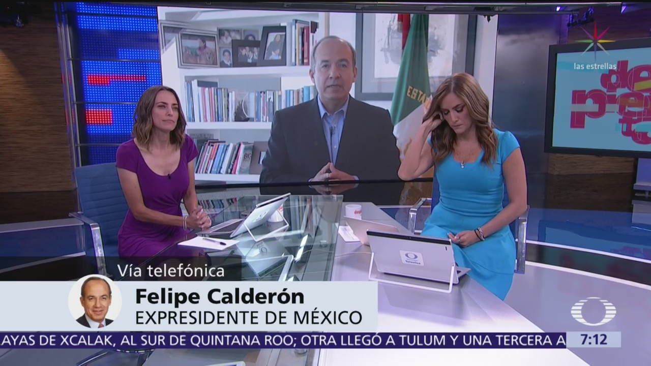 Estoy siendo atacado desde el poder: Felipe Calderón