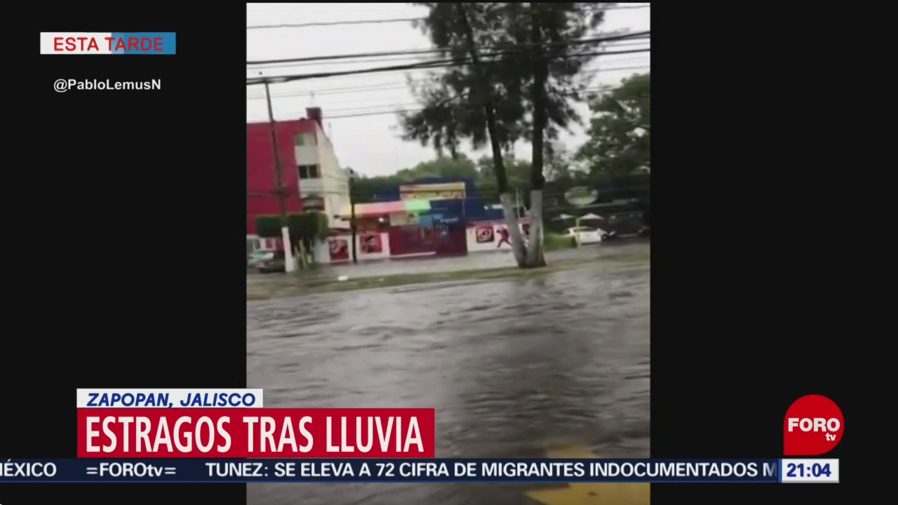 FOTO: Estragos tras lluvia en Zapopan, Jalisco, 14 Julio 2019