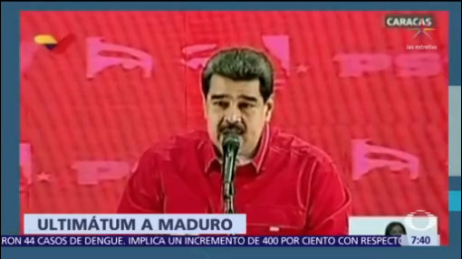 EU comunica a Maduro que tiene un corto plazo para dejar el poder
