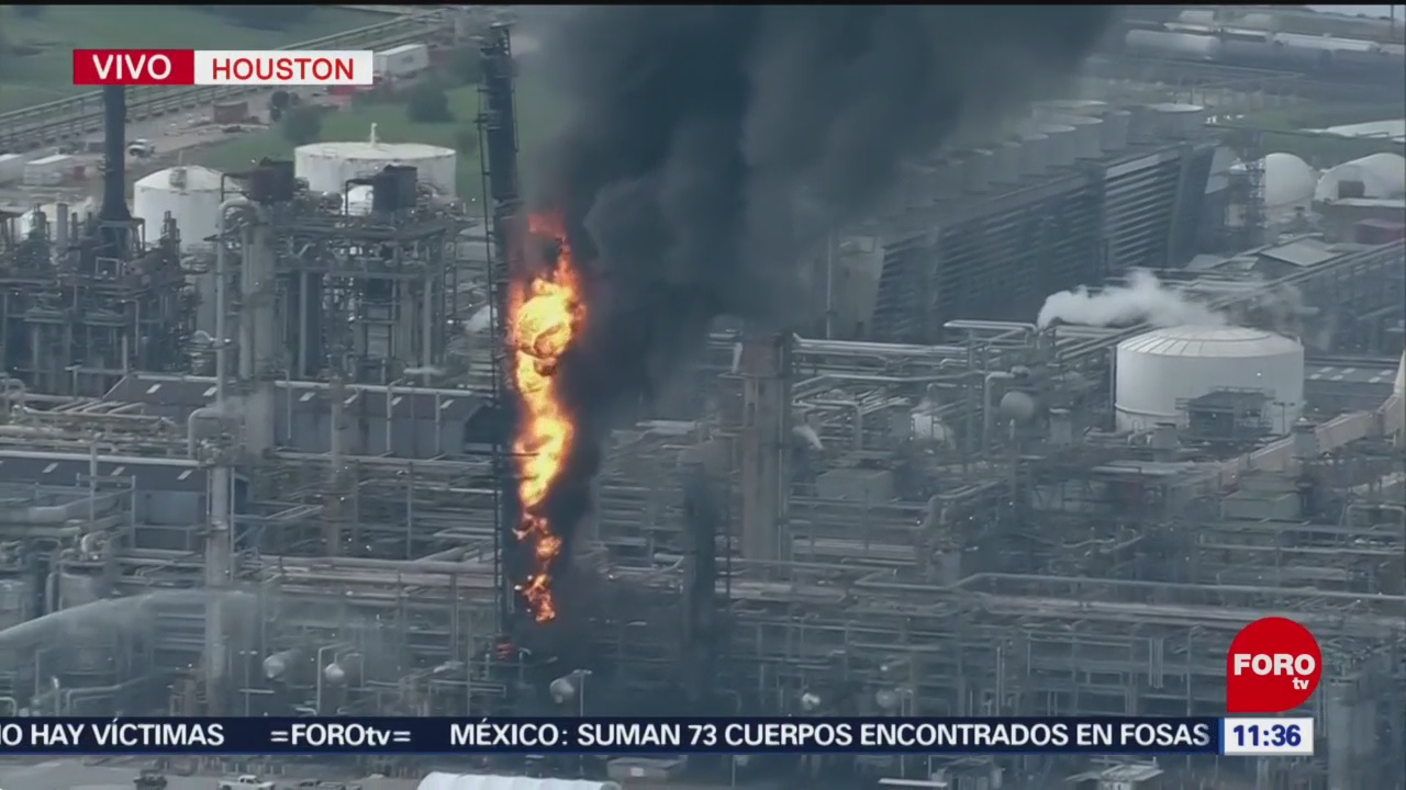 Explosión e incendio en refinería de Texas, Estados Unidos
