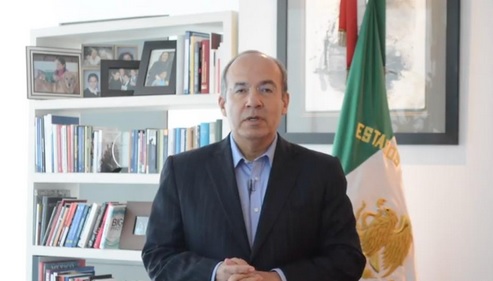 Foto: Felipe Calderón, expresidente de México. 4 de junio 2019. Twitter @FelipeCalderon