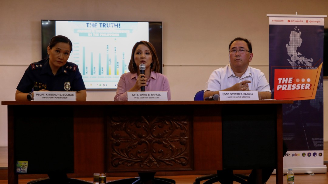 Foto: Informe sobre lucha antidrogas en Filipinas, 18 de julio de 2019, Manila