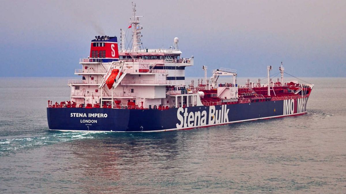 Foto: Buque petrolero Stena Impero, de bandera británica. El 19 de julio de 2019