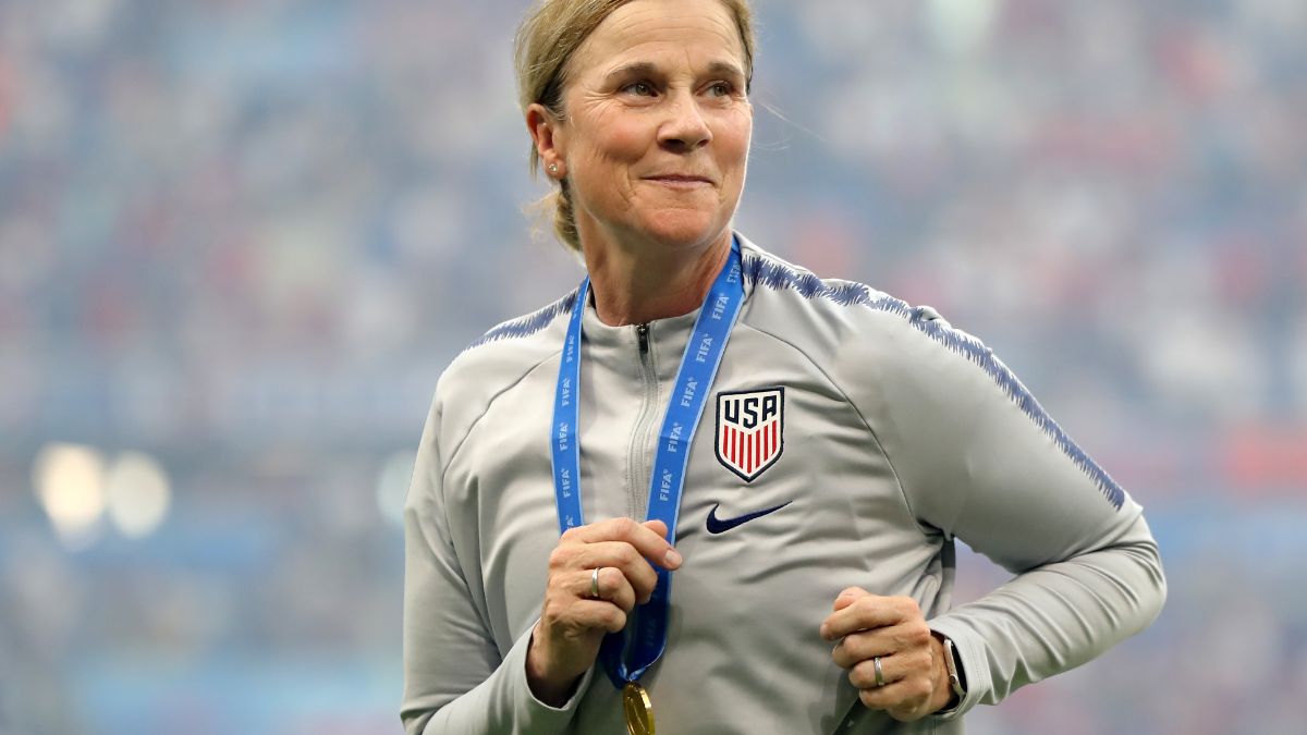 Foto: Jill Ellis, entrenadora de la selección femenil de futbol de EEUU. Getty Images