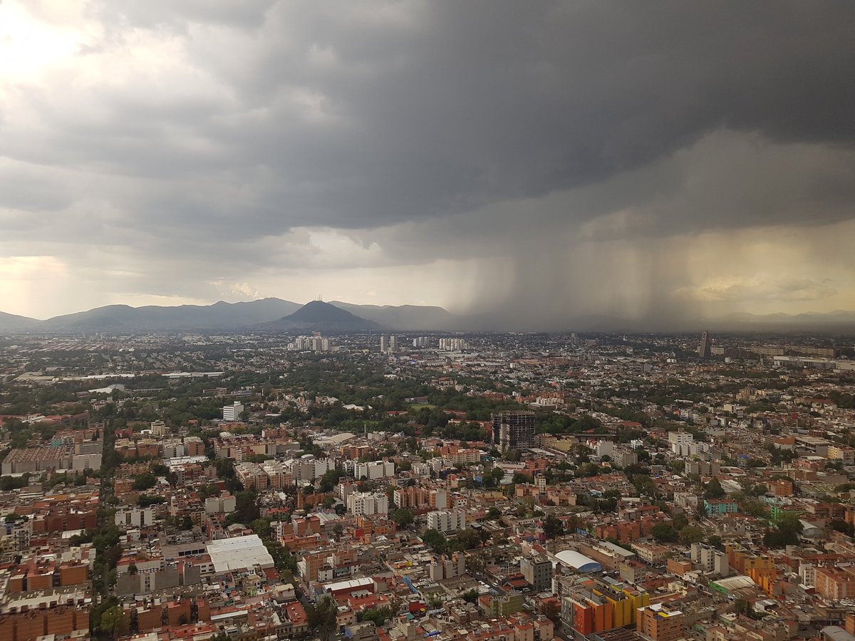 Foto: Llueve en la Ciudad de México el 4 de julio de 2019