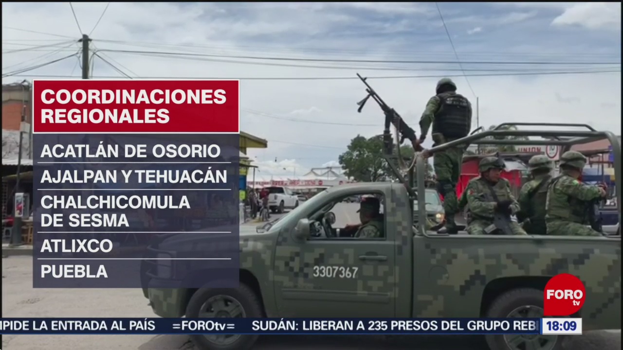 FOTO: Guardia Nacional llega a municipios de Puebla
