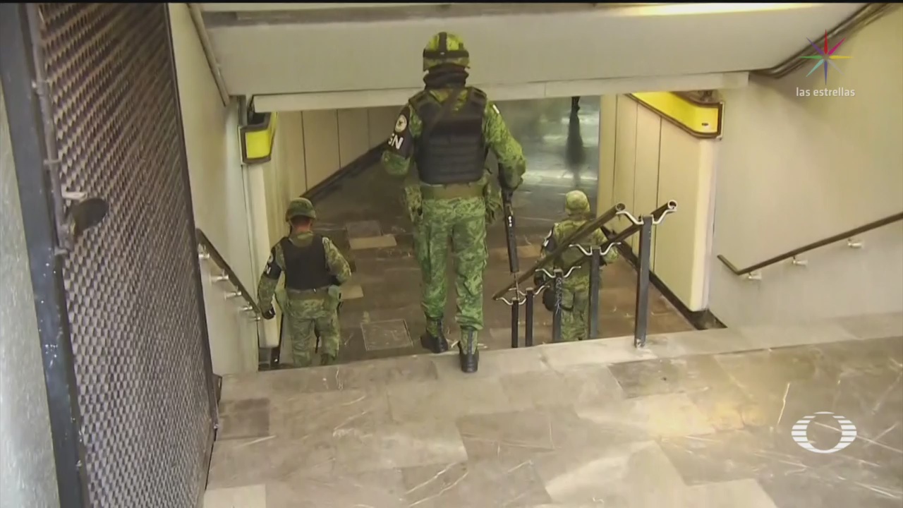 Foto: Video Guardia Nacional Metro Cdmx 30 Julio 2019