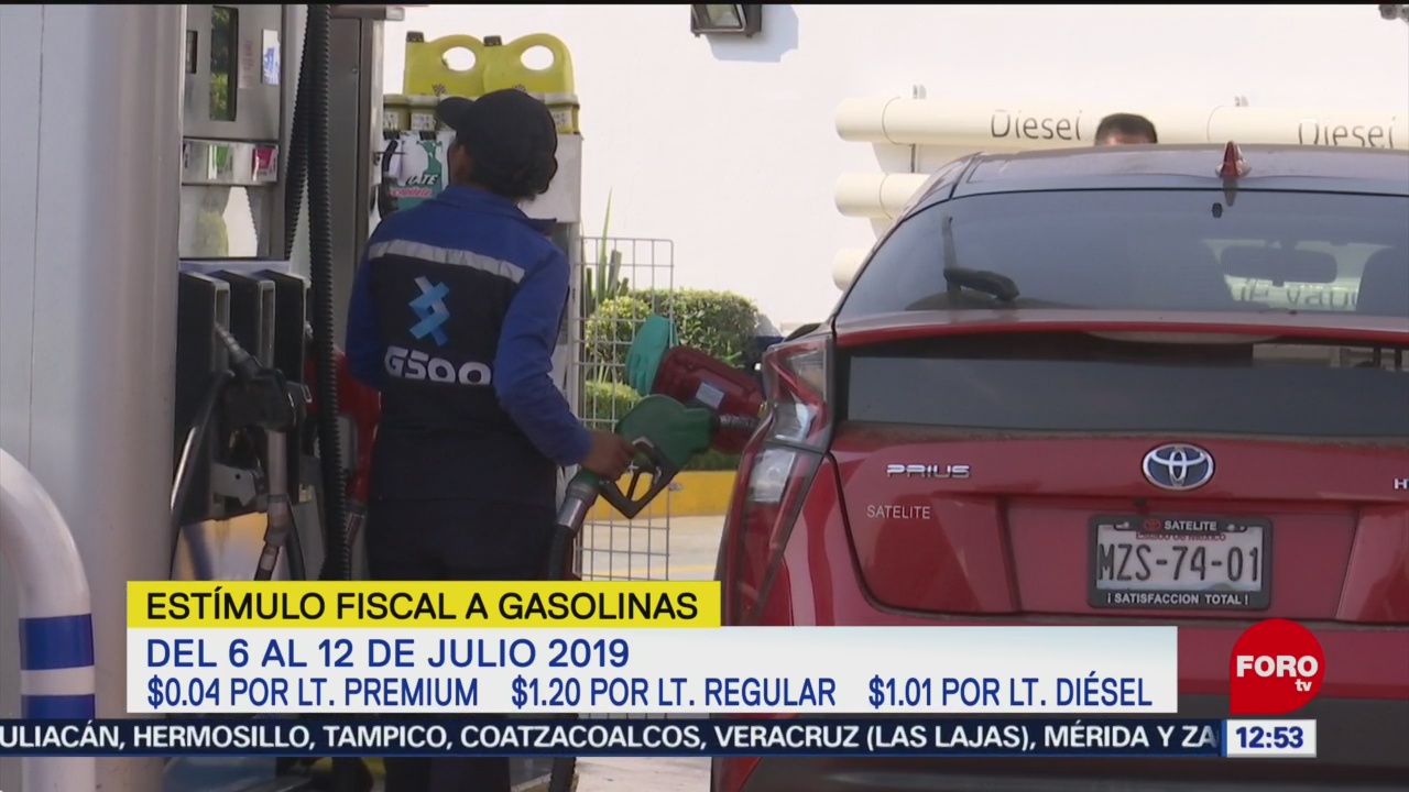 Hacienda subsidiará con 4 centavos el litro de gasolina