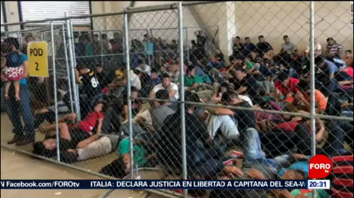 Foto: Hacinamiento Migrantes Instalaciones Patrulla Fronteriza 2 Julio 2019