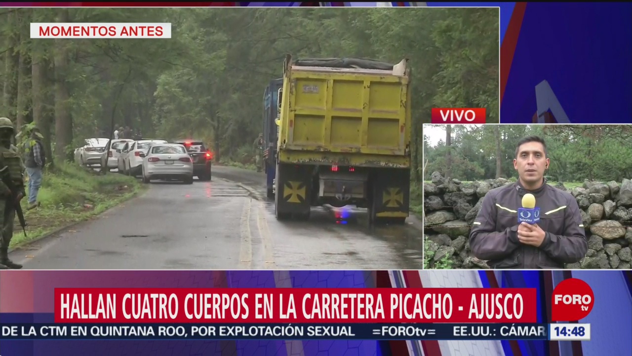 Foto: Cuerpos Carretera Picacho-Ajusco 26 Julio 2019