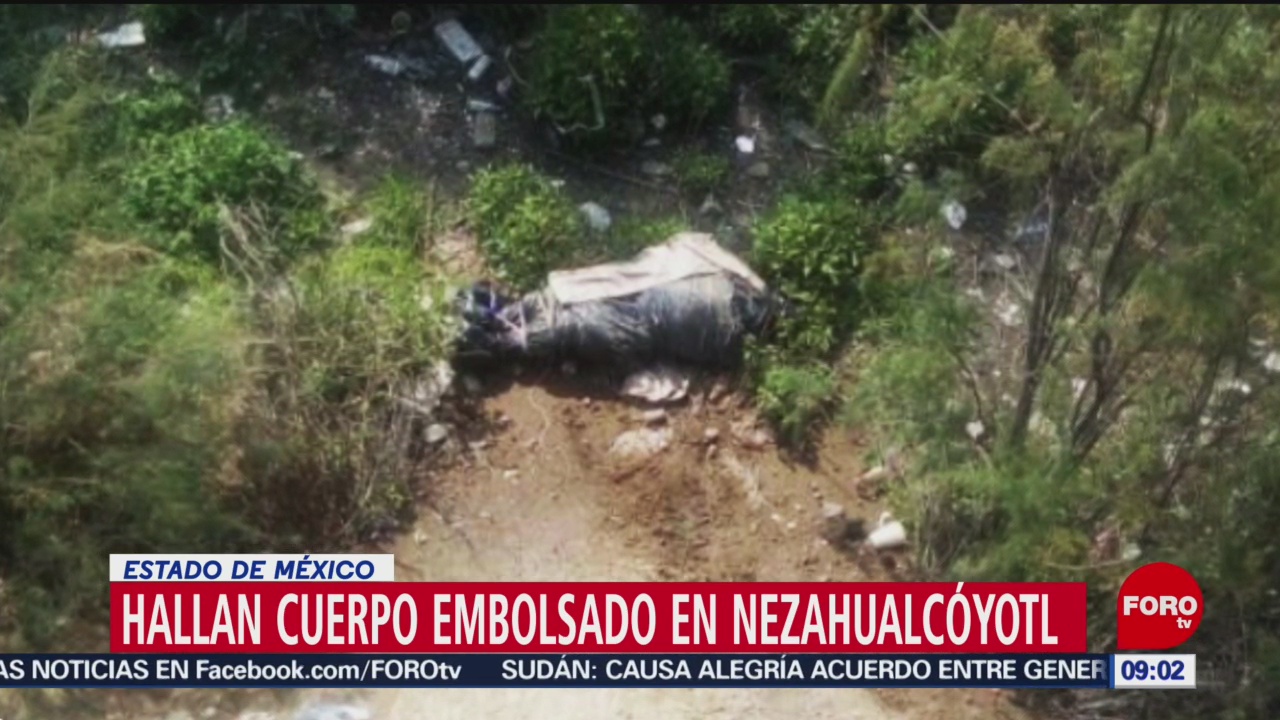 FOTO: Hallan cuerpo embolsado en Nezahualcóyotl, Estado de México, 7 Julio 2019
