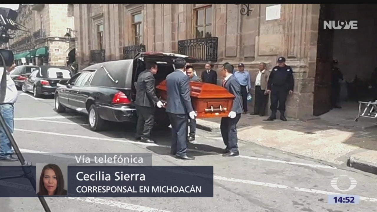 Foto: Homenaje Póstumo Funcionarios Muertos Caer Helicóptero Michoacán 25 Julio 2019