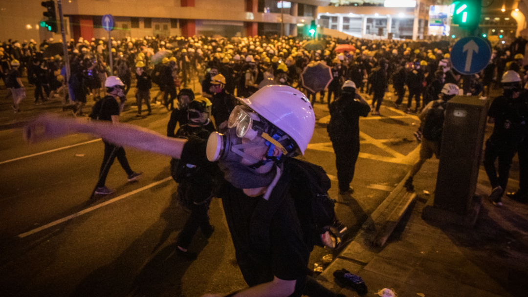 Foto: Se registraron enfrentamientos entre la policía y algunos manifestantes, 21 julio 2019