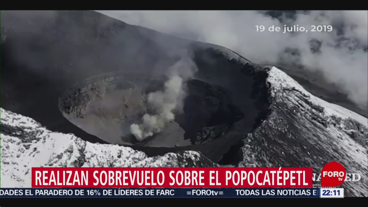 Identifican posible destrucción de un domo en el Popocatépetl