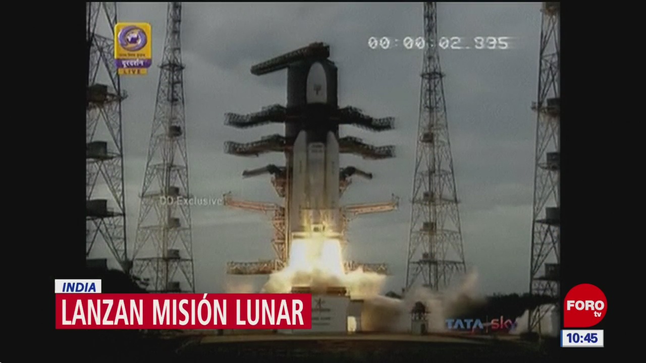 India lanza misión a la Luna
