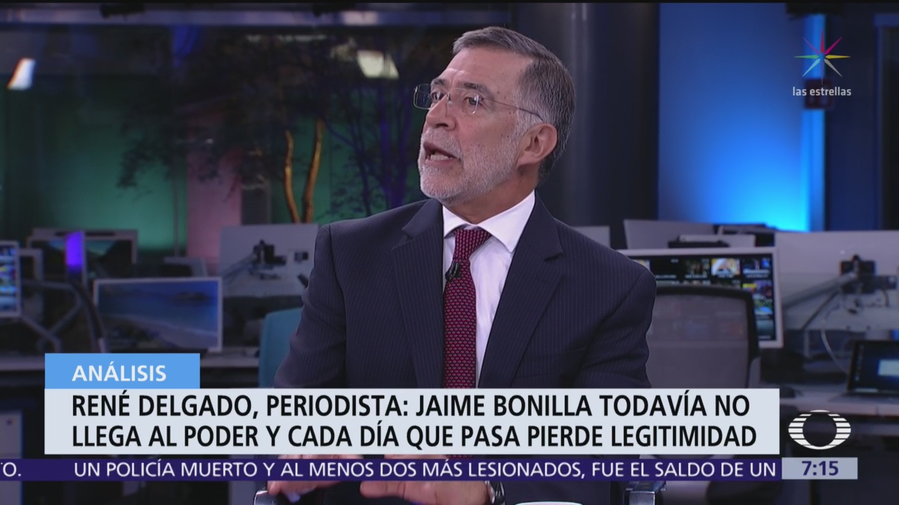 Jaime Bonilla aún no llega al poder y cada día pierde legitimidad: Rene Delgado