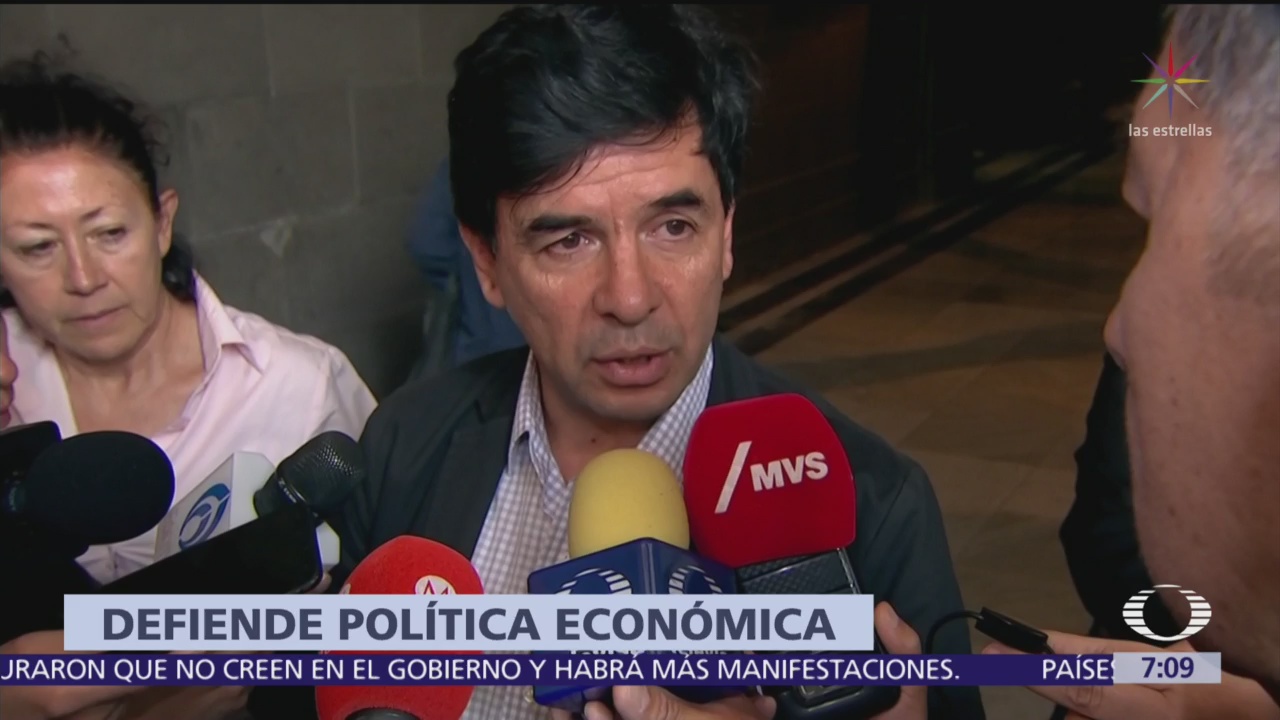 Jesús Ramírez define política económica, ante señalamientos