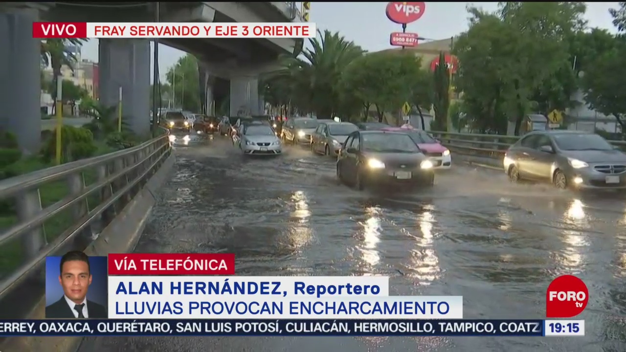 FOTO: Las lluvias en la CDMX provocan encharcamientos, 28 Julio 2019
