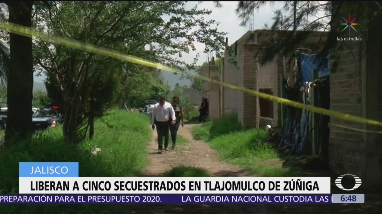 Liberan a cinco secuestrados en Tlajomulco de Zúñiga